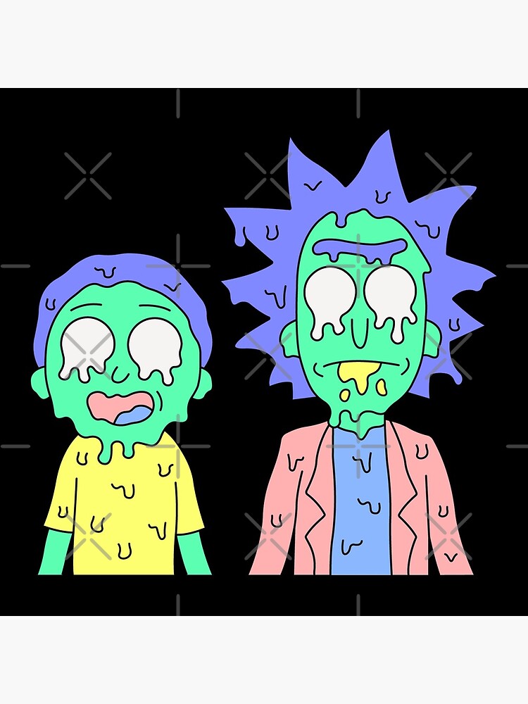 Rick and Morty melted by Julegendju