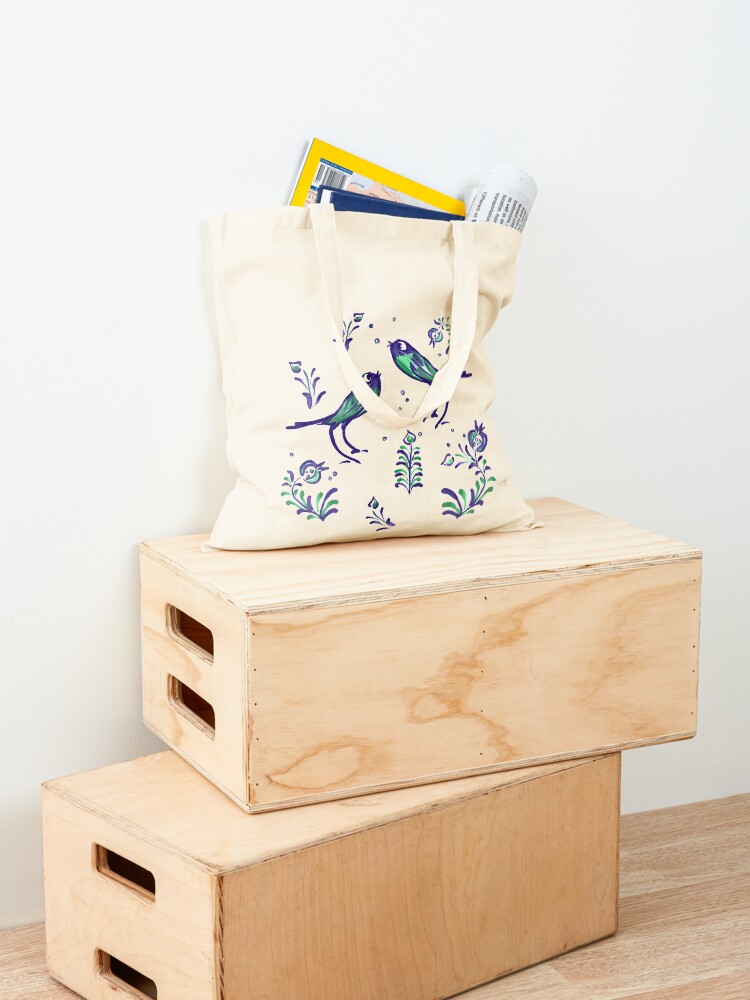 Alternate view of Granada · Loving Birds Warbling Happiness · Grenada Albayzin Style Tote Bag