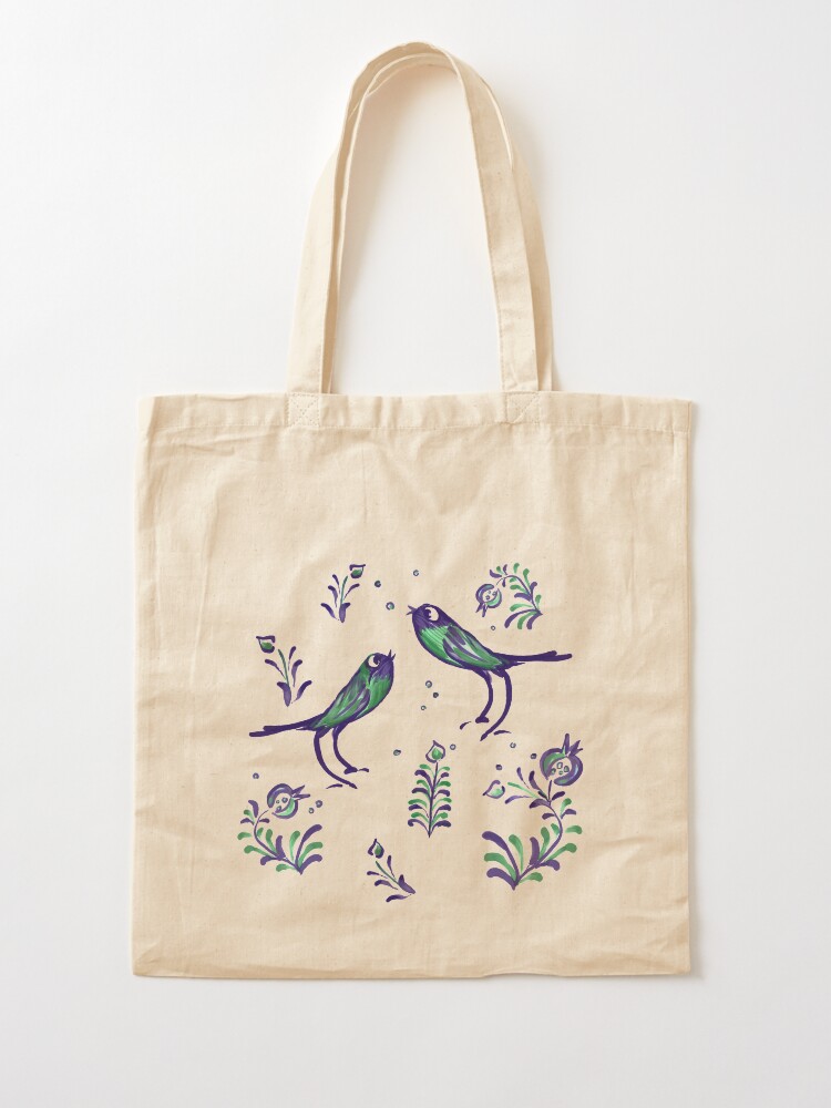 Alternate view of Granada · Loving Birds Warbling Happiness · Grenada Albayzin Style Tote Bag