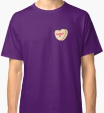 Feminismus-Valentinsgruß-Süßigkeits-Herzen in blauem, feministischem AF Classic T-Shirt