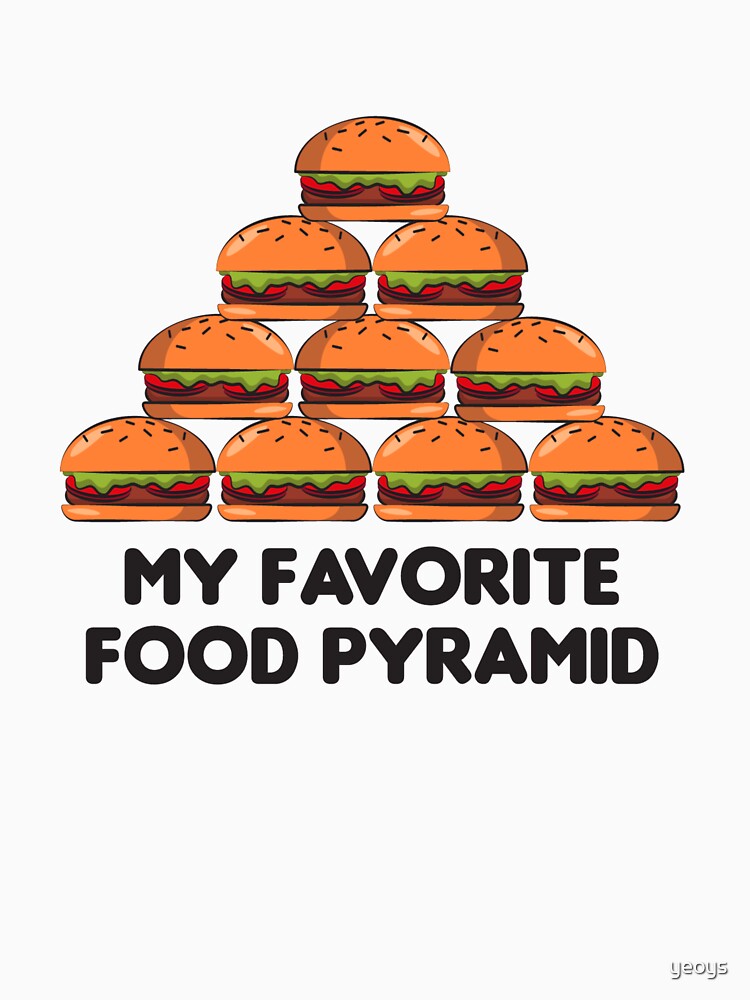 Love Burger - My Favorit Food Pyramid von yeoys