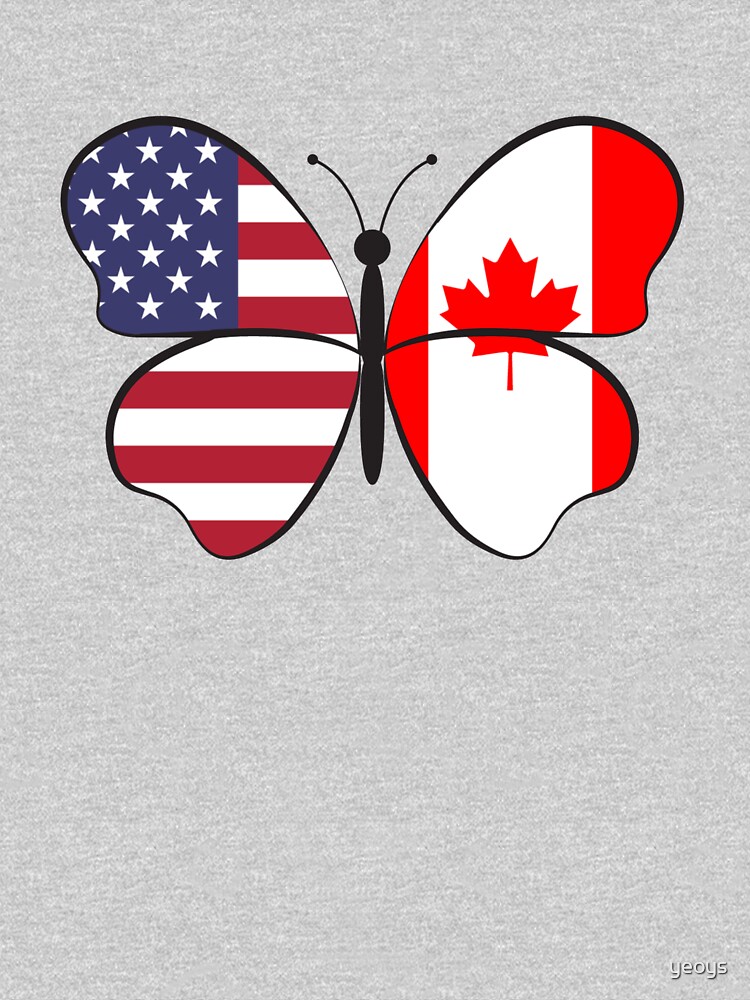 USA Canada Butterfly - Dual Citizenship von yeoys