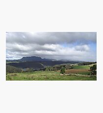 April rain shower on the hills at Wilmot Photographic Print