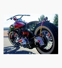 Chopped Panhead Photographic Print