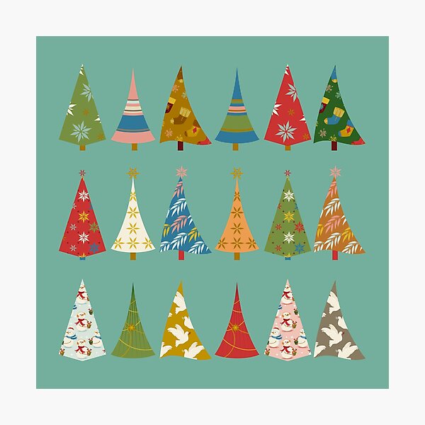 Christmas Trees Photographic Print