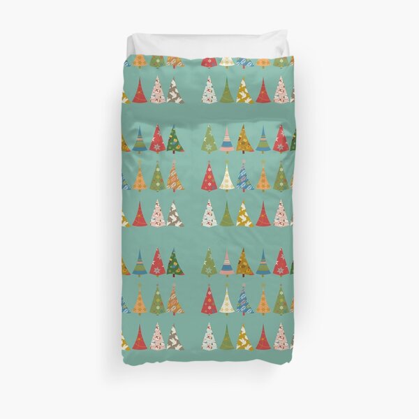 Christmas Trees Duvet Cover