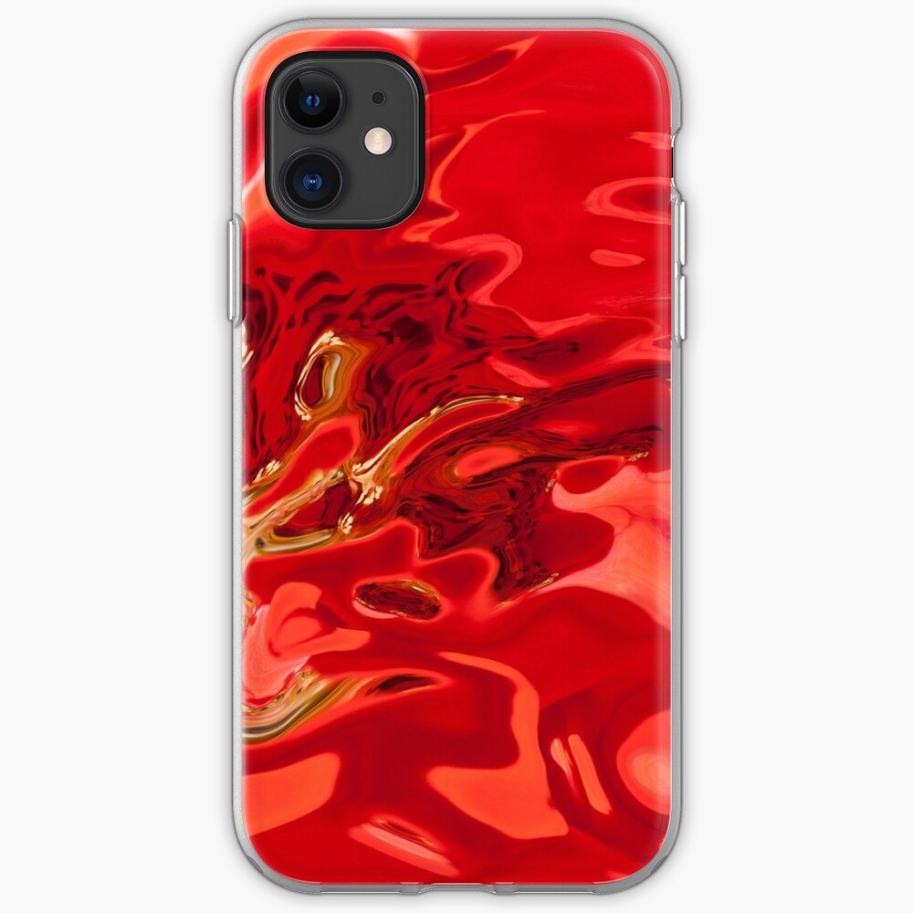 Deep Red Tones Iphone Case And Cover By Brunobenedetti Redbubble