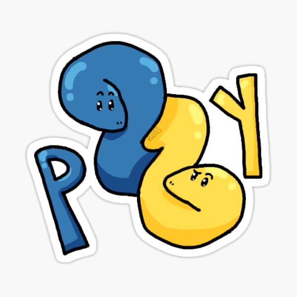 Python Snakes Sticker