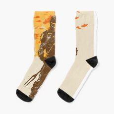 gold knight Socks