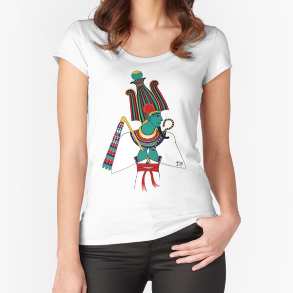 OSIRIS I Ägypten Gottheit Tailliertes Rundhals-Shirt