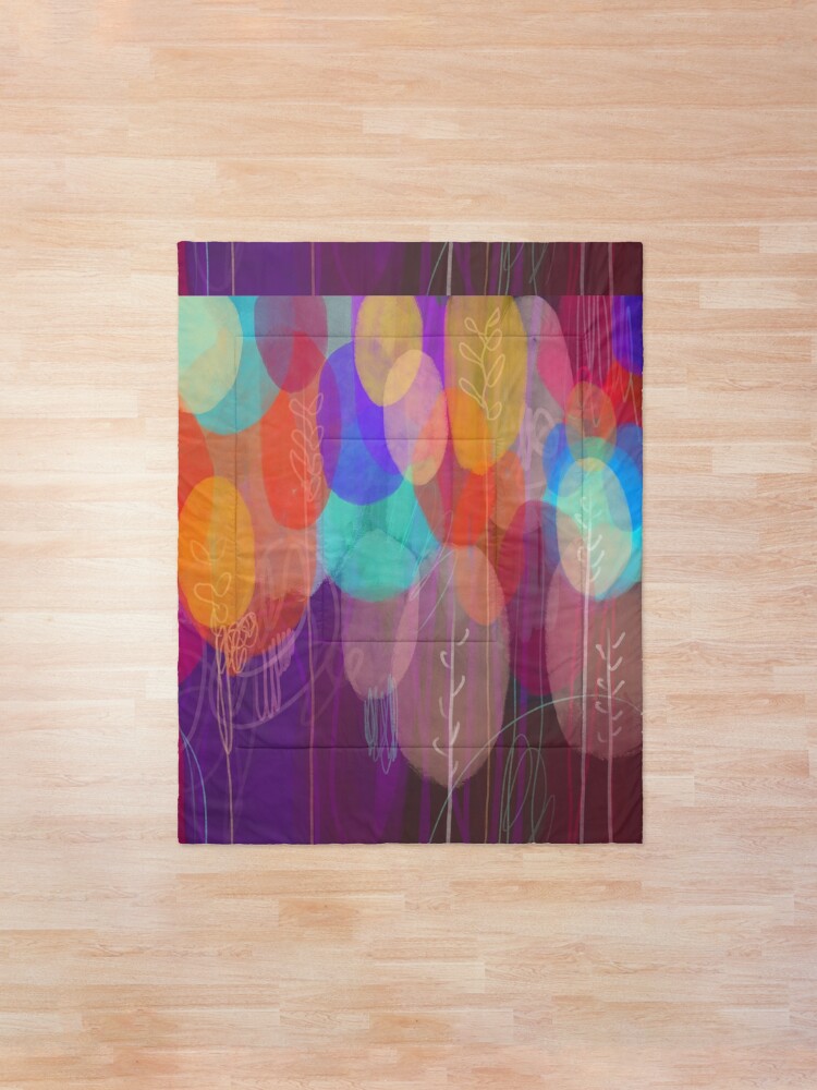 Alternate view of Autumn Trees Comforter