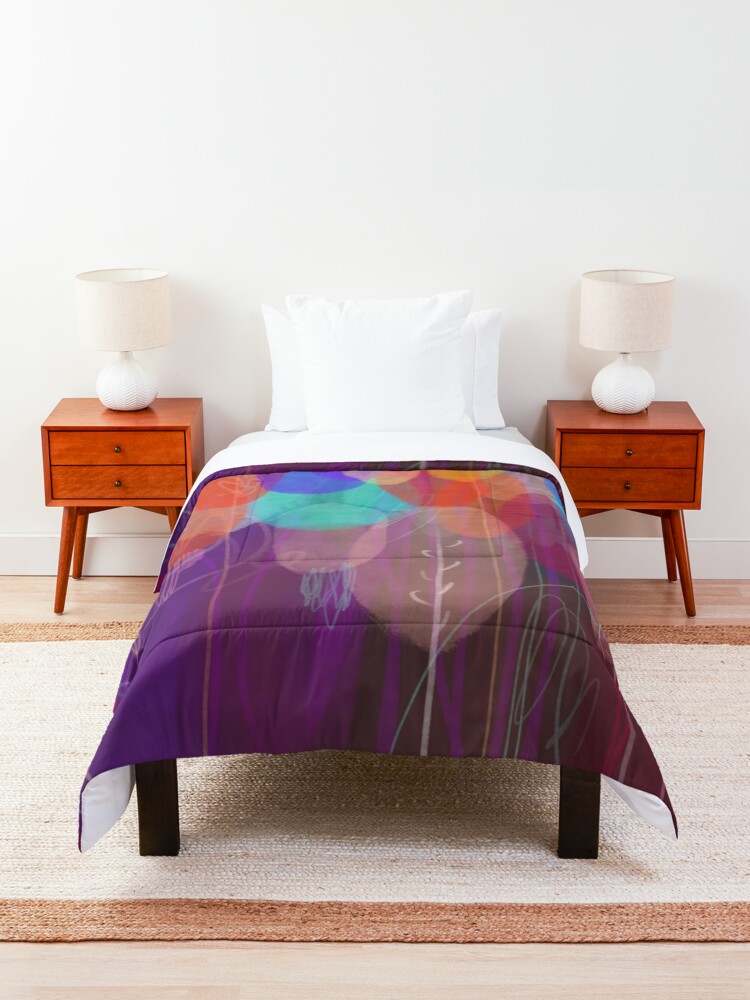 Alternate view of Autumn Trees Comforter