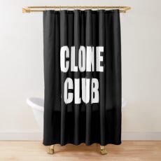 Clone Club (Black) Shower Curtain