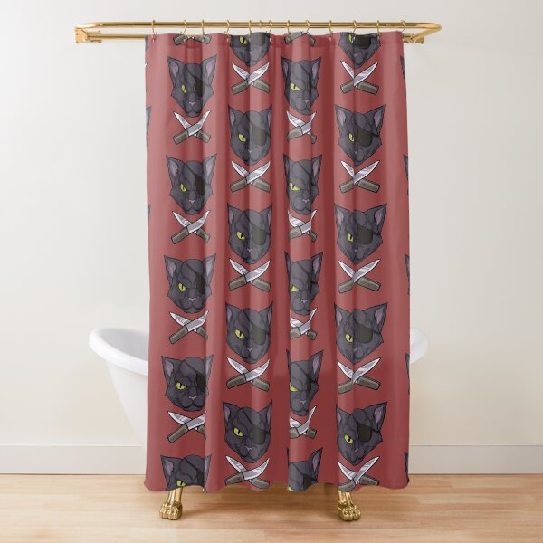 Not-so-Jolly Sergi Shower Curtain