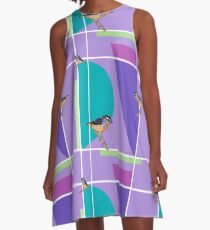 Spotted Pardalote A-Line Dress