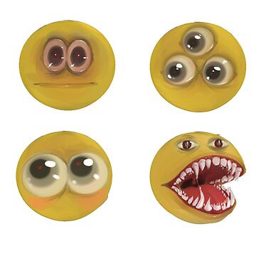 cursed emoji Sticker for Sale by txckyzee in 2023