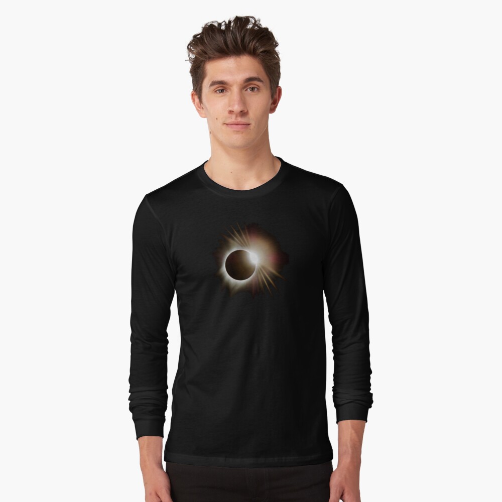 Diamond Ring Around the Sun Long Sleeve T-Shirt