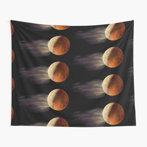 Lunar Eclipse with Cloud, Tapestry