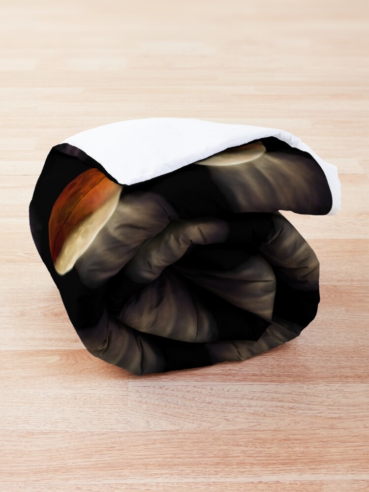 Alternate view of Lunar Eclipse with Cloud, Comforter