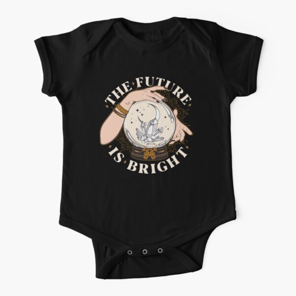 The Future Is Bright Short Sleeve Baby One-Piece