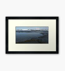 Bar Beach Rocks Framed Print