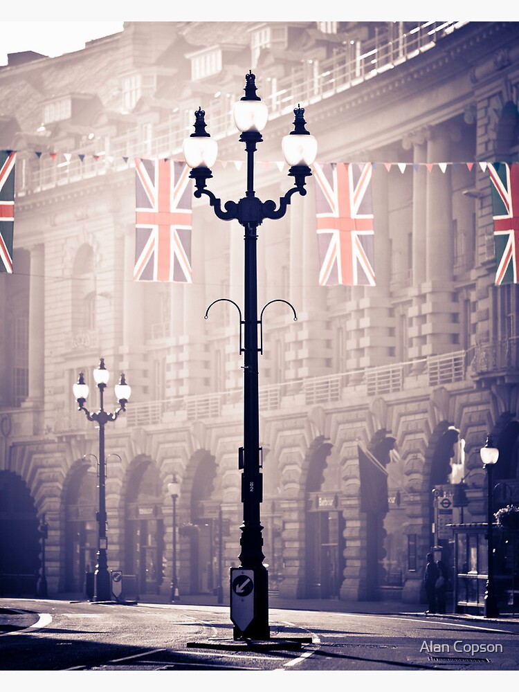 London. Regent Street. Royal Wedding Flags. by AlanCopson
