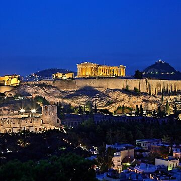 Artwork thumbnail, The Sacred Rock of Acropolis by Cretense72