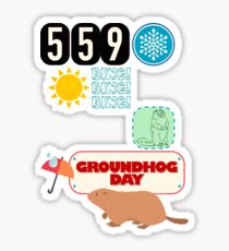 Groundhog Day Sticker