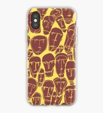 Caras amarillas iPhone Case