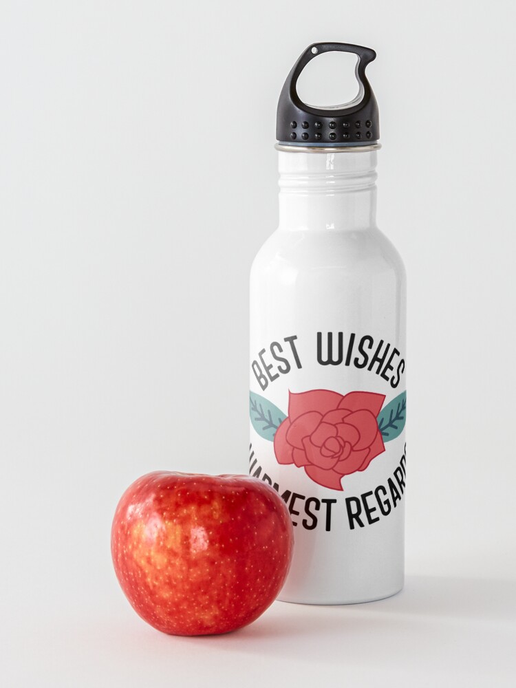 Alternate view of Best Wishes, Warmest Regards - Schitt's Creek Water Bottle