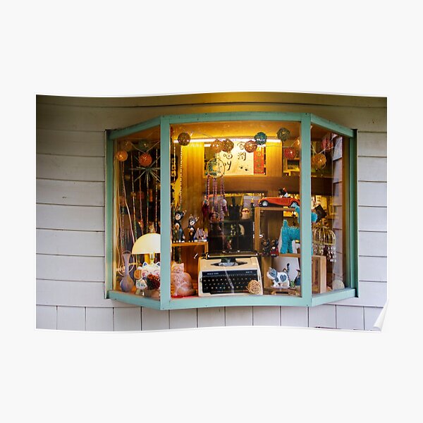 Vitrine magasin Poster