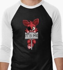 FNAF Plush Foxy Men's Baseball ¾ T-Shirt