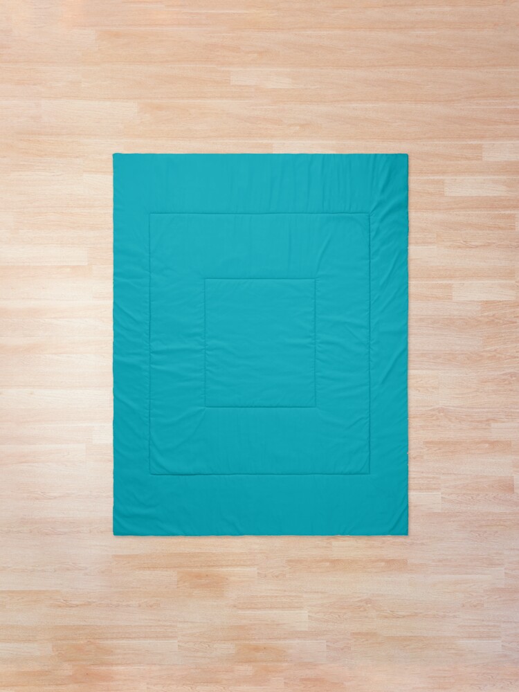 Peacock Blue Comforter By Princesseuh Redbubble