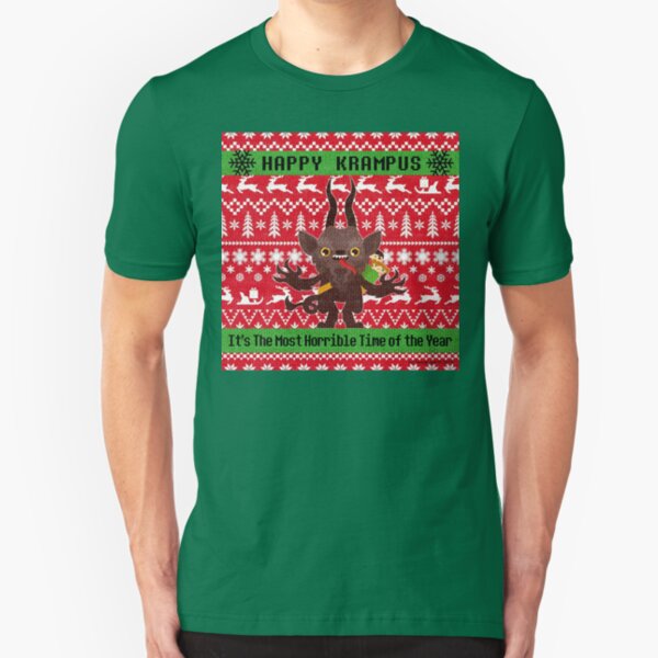 Krampus Time Slim Fit T-Shirt