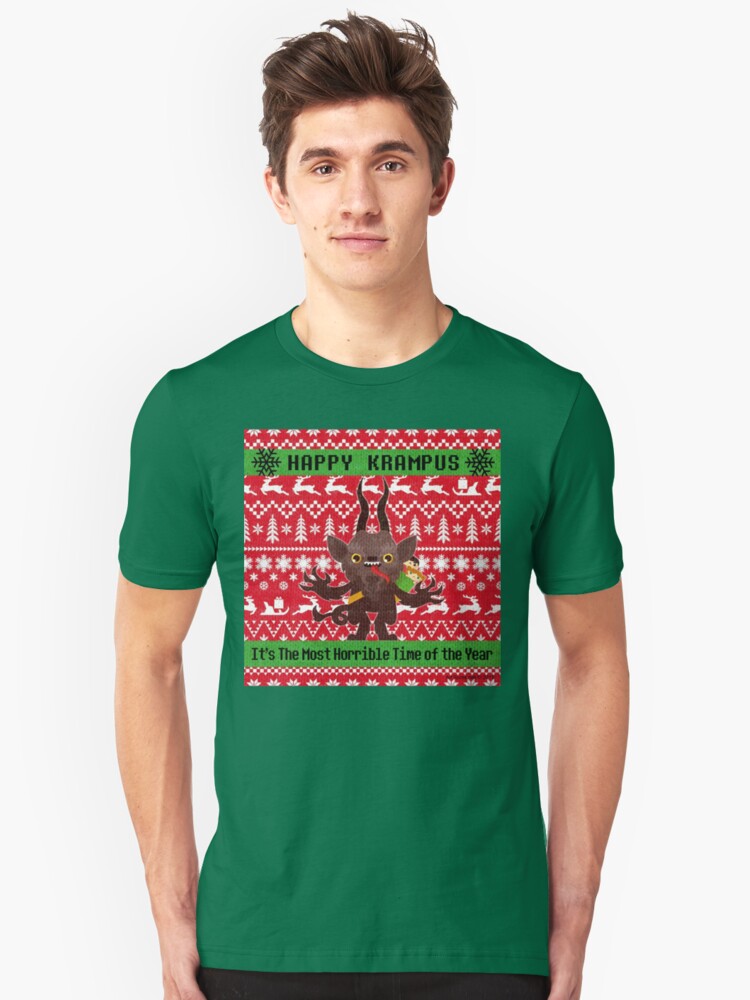 Alternate view of Krampus Time Slim Fit T-Shirt