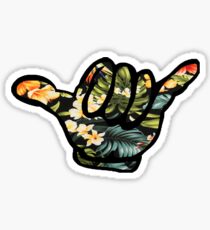 Hang Loose (Hawiian Flowers) Sticker