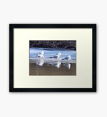 COLDNESS BENEATH Framed Print