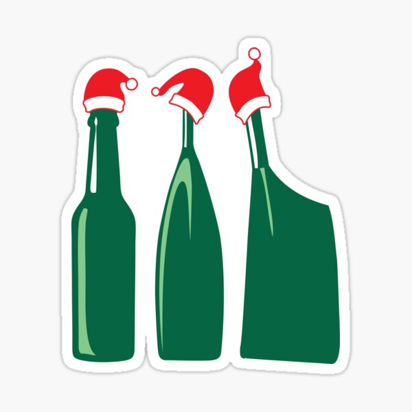 Rowing Oars Evolution & Santa hat 1 Sticker