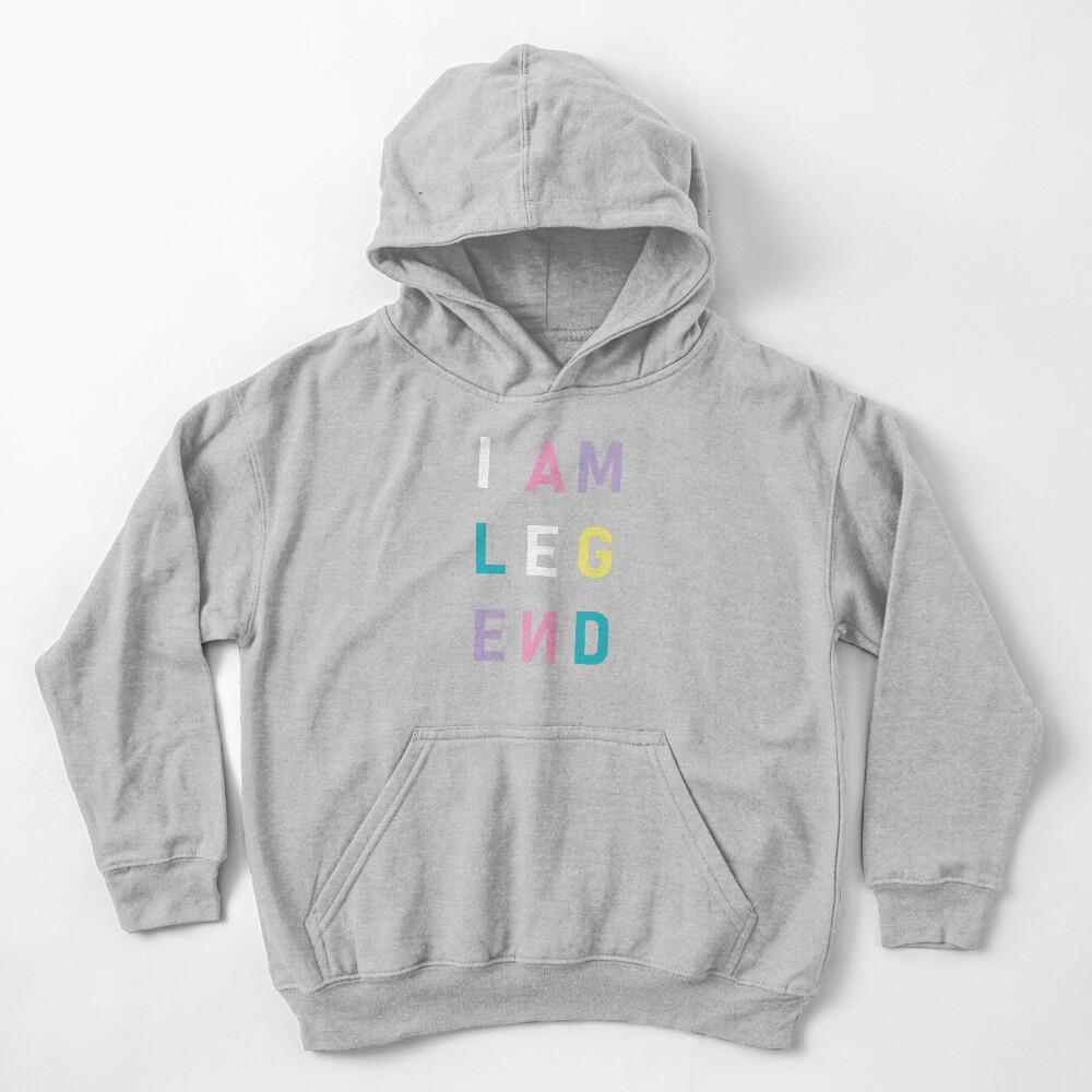 I am a legend Kids Pullover Hoodie
