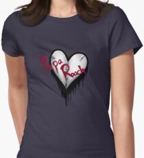 Papa Roach Heart Women's Fitted T-Shirt