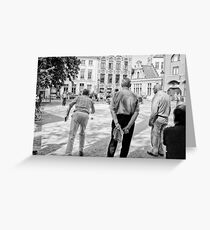Pétanque Greeting Card
