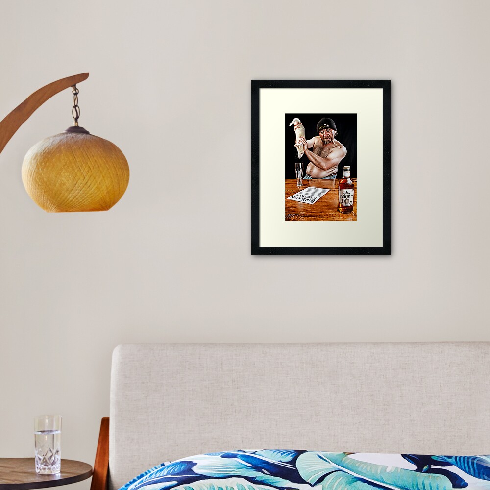 My May - The Home Brewer. Framed Art Print