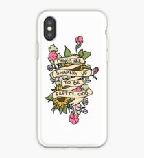 Vinilo o funda para iPhone "Las cosas se perfilan para ser bonitas. Extrañas".