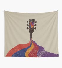 Guitar Half Full of Wine Tapestry