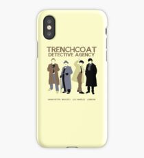 Trenchcoat Detective Agency iPhone Case/Skin