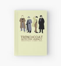 Trenchcoat Detektei Notizbuch