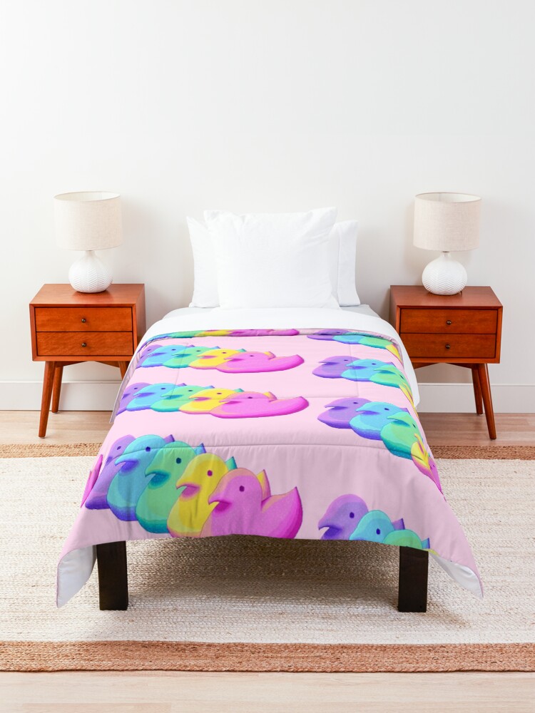 Alternate view of Rainbow Peeps Comforter