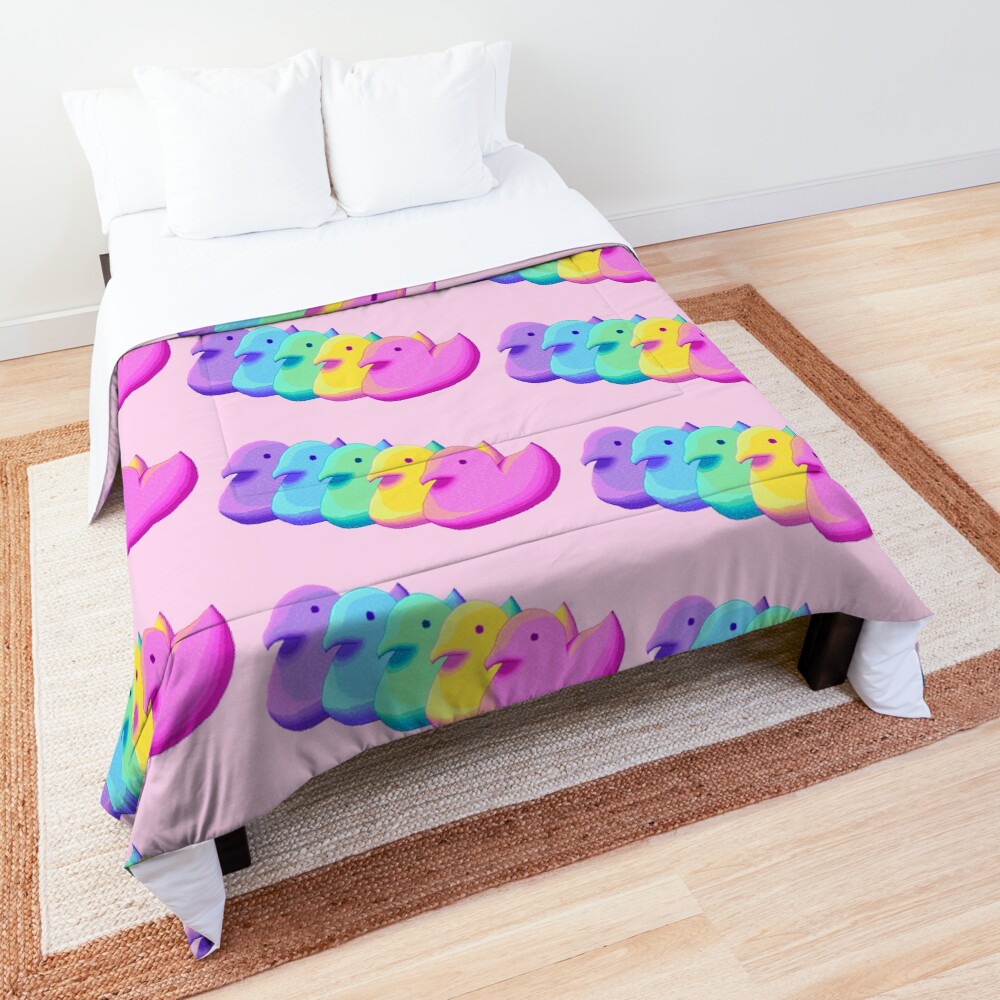 Rainbow Peeps Comforter