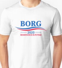 BORG 2020 - RESISTANCE IS FUTILE Slim Fit T-Shirt