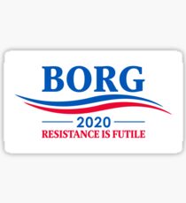 BORG 2020 - RESISTANCE IS FUTILE Sticker